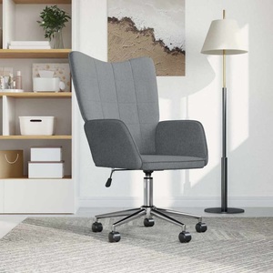vidaXL, vidaXL Relaxsessel Stoff Hellgrau, 