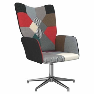 vidaXL, vidaXL Relaxsessel Patchwork Stoff, vidaXL Relaxsessel Patchwork Stoff