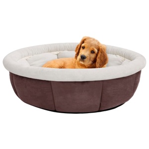 vidaXL, vidaXL Hundebett 70x70x26 cm Braun, 