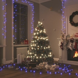 vidaXL, vidaXL Lichterkette mit 400 LEDs Blau 40 m 8 Lichteffekte IP44, vidaXL Lichterkette mit 400 LEDs Blau 40 m 8 Lichteffekte