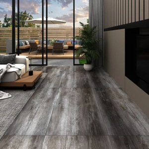 vidaXL, vidaXL PVC Laminat Dielen Selbstklebend 5,21m² 2mm Gestreift Holzoptik, vidaXL PVC-Fliesen Selbstklebend 5,21 m² 2 mm Holzoptik Gestreift