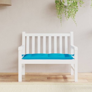 vidaXL, vidaXL Gartenbank-Auflage Hellblau 110x50x7 cm Stoff, vidaXL Gartenbank-Auflage Hellblau 110x50x7 cm Oxford-Gewebe