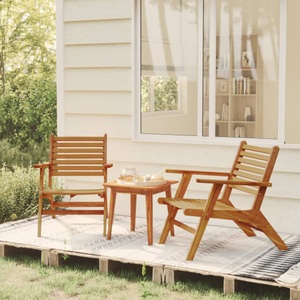 vidaXL, vidaXL 3-tlg. Bistro-Set Massivholz Akazie, vidaXL 3-tlg. Bistro-Set Massivholz Akazie