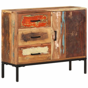vidaXL, vidaXL Sideboard 88x30x73 cm Altholz Massiv