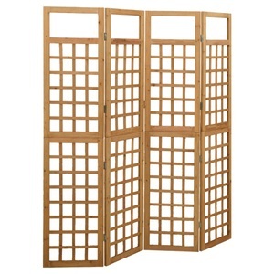 vidaXL, vidaXL 4-tlg. Paravent/Spalier Tanne Massivholz 161x180 cm, vidaXL Spalier/Paravent 4-teilig Massivholz Tanne 161x180 cm
