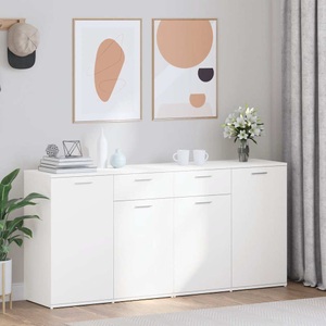 vidaXL, vidaXL Sideboard Weiß 160x36x75 cm Spanplatte