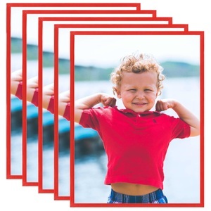 vidaXL, vidaXL Bilderrahmen Collage 5 Stk. für Wand Tisch Rot 50x60 cm MDF, 