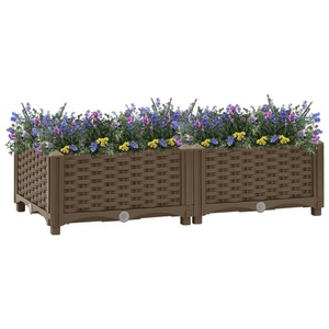 vidaXL, vidaXL Hochbeet 80x40x23 cm Polypropylen, vidaXL Hochbeet 80x40x23 cm Polypropylen