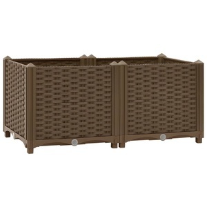 vidaXL, vidaXL Hochbeet 80x40x38 cm Polypropylen, vidaXL Hochbeet 80x40x38 cm Polypropylen