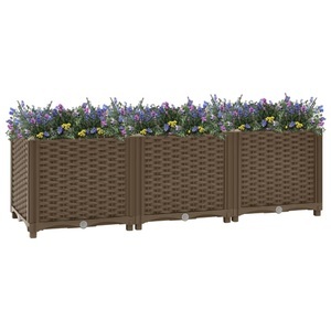 vidaXL, vidaXL Hochbeet 120x40x38 cm Polypropylen, vidaXL Hochbeet 120x40x38 cm Polypropylen
