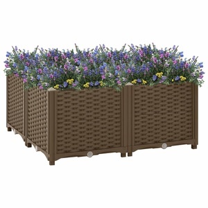 vidaXL, vidaXL Hochbeet 80x80x38 cm Polypropylen, vidaXL Hochbeet 80x80x38 cm Polypropylen