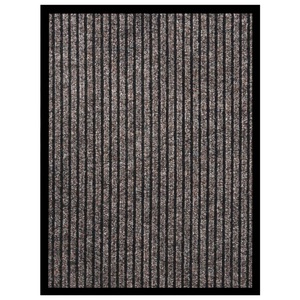 vidaXL, vidaXL Fußmatte Beige Gestreift 40x60 cm, 
