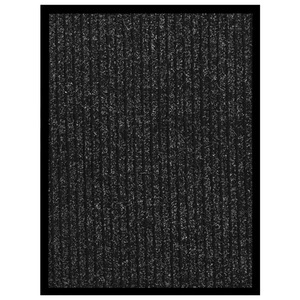 vidaXL, vidaXL Fußmatte Anthrazit Gestreift 40x60 cm, vidaXL Fußmatte Anthrazit Gestreift 40x60 cm