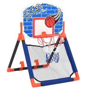 vidaXL, vidaXL Kinder Basketball-Set Multifunktional für Boden und Wand, vidaXL Kinder Basketball-Set Multifunktional für Boden und Wand
