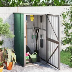 vidaXL, vidaXL Gerätehaus Grün 88x89x161 cm Verzinkter Stahl, VidaXL - Geräteschuppen stahl, One Size, Grün