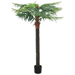 vidaXL, vidaXL Künstliche Palme Phönix mit Topf 215 cm Grün, vidaXL Künstliche Palme Phönix mit Topf 215 cm Grün