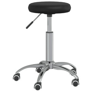 vidaXL, vidaXL Bürostuhl Drehbar Schwarz Kunstleder, 