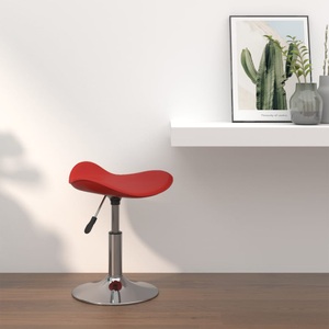 vidaXL, vidaXL Barhocker Weinrot Verchromter Stahl und Kunstleder, 