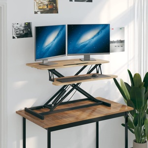 vidaXL, vidaXL Arbeitsstation Verstellbar 90x40x(13-50) cm Stahl Holzwerkstoff, 