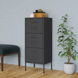 vidaXL, vidaXL Lagerschrank Anthrazit 42,5x35x101,5 cm Stahl, vidaXL Lagerschrank Anthrazit 42,5x35x101,5 cm Stahl