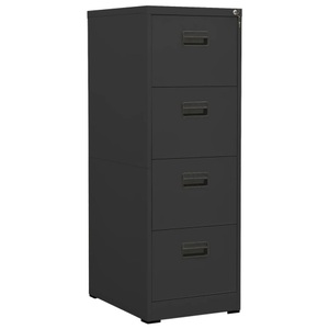 vidaXL, vidaXL Aktenschrank Anthrazit 46x62x133 cm Stahl, vidaXL Aktenschrank Anthrazit 46x62x133 cm Stahl