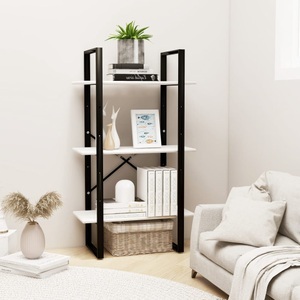 vidaXL, vidaXL Lagerregal Weiß 60x30x105 cm Massivholz Kiefer, vidaXL Lagerregal Weiß 60x30x105 cm Massivholz Kiefer