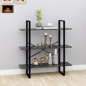 vidaXL, vidaXL Bücherregal Grau 100x30x105 cm Holzwerkstoff, vidaXL Bücherregal Grau 100x30x105 cm Holzwerkstoff