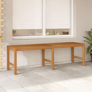vidaXL Gartenbank 150 cm Massivholz Teak