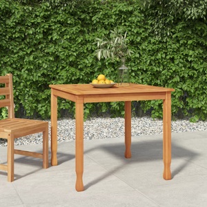 vidaXL, vidaXL Garten-Esstisch 85x85x75 cm Massivholz Teak, 