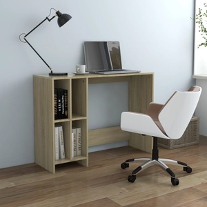 vidaXL, vidaXL Computertisch Sonoma-Eiche 102,5x35x75 cm Spanplatte, vidaXL Computertisch Sonoma-Eiche 102,5x35x75 cm Holzwerkstoff