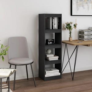 vidaXL, vidaXL Bücherregal Raumteiler Grau 40x30x135,5 cm Massivholz Kiefer, vidaXL Bücherregal Raumteiler Grau 40x30x135,5 cm Massivholz Kiefer