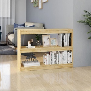 vidaXL, vidaXL Bücherregal Raumteiler 100x30x71,5 cm Massivholz Kiefer, vidaXL Bücherregal Raumteiler 100x30x71,5 cm Massivholz Kiefer