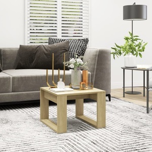vidaXL, vidaXL Beistelltisch Sonoma-Eiche 50x50x35 cm Spanplatte