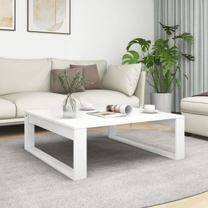 vidaXL, vidaXL Couchtisch Weiß 100x100x35 cm Spanplatte