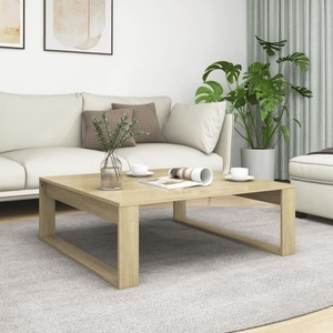 vidaXL, vidaXL Couchtisch Sonoma-Eiche 100x100x35 cm Spanplatte