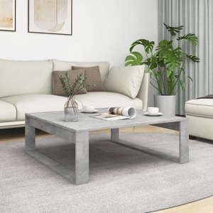 vidaXL, vidaXL Couchtisch Betongrau 100x100x35 cm Spanplatte