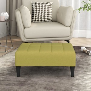 vidaXL, vidaXL Fußhocker Grün 78x56x32 cm Stoff, 