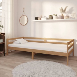 vidaXL, vidaXL Tagesbett Honigbraun Kiefer Massivholz 90x200 cm, vidaXL Tagesbett Honigbraun Massivholz Kiefer 90x200 cm