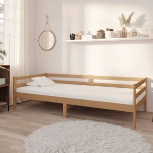 vidaXL, vidaXL Tagesbett Honigbraun Kiefer Massivholz 90x200 cm, vidaXL Tagesbett Honigbraun Massivholz Kiefer 90x200 cm