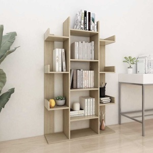 vidaXL, vidaXL Bücherregal Sonoma-Eiche 86x25,5x140 cm Spanplatte