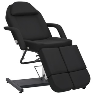 vidaXL, vidaXL Kosmetikstuhl Kunstleder Schwarz 180x62x78 cm, vidaXL Kosmetikstuhl Kunstleder Schwarz 180x62x78 cm