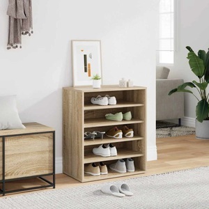 vidaXL Schuhschrank Sonoma-Eiche 60x35x70 cm Spanplatte