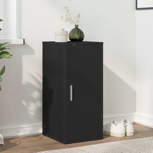 vidaXL, vidaXL Schuhschrank Schwarz 32x35x70 cm Spanplatte