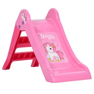 vidaXL, vidaXL Rutsche für Kinder faltbar Rosa 111 cm, 