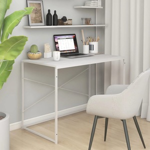 vidaXL, vidaXL Computertisch Weiß 110x60x70 cm Holzwerkstoff, 