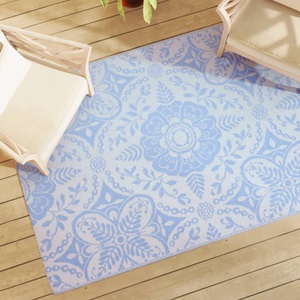 vidaXL, vidaXL Outdoor-Teppich Babyblau 140x200 cm PP