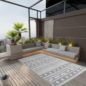vidaXL, vidaXL Outdoor-Teppich Grau 160x230 cm PP