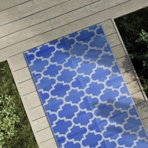 vidaXL, vidaXL Outdoor-Teppich Blau 80x150 cm PP