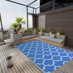 vidaXL, vidaXL Outdoor-Teppich Blau 190x290 cm PP