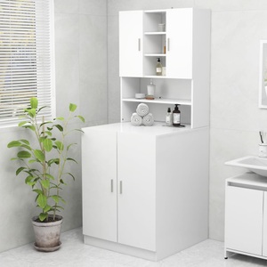 vidaXL, vidaXL Waschmaschinenschrank Weiß, vidaXL Waschmaschinenschrank Weiß